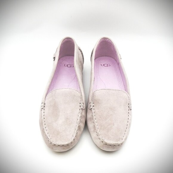 UGG Women's Flores Feather Suede Loafer Flats Size 8.5 - Picture 3 of 11